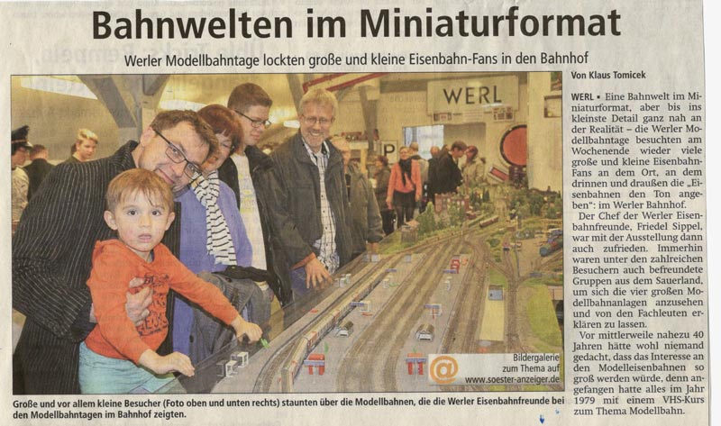 Pressearchiv Eisenbahnfreunde Werl E V 