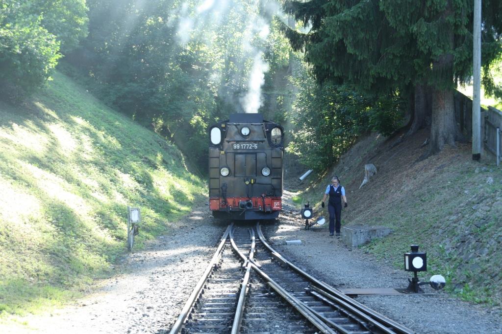 220811 349 Oberwiesenthal Bf SDG F VIIK 99 1772 5 beim Umsetzen